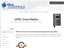 Tablet Screenshot of mdacontrols.com